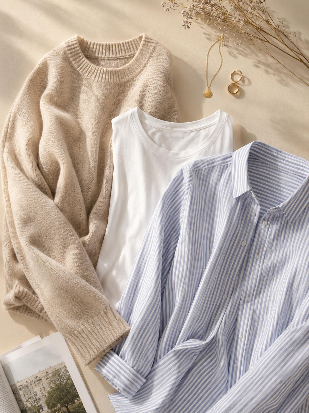 Pulls, t-shirts et chemises